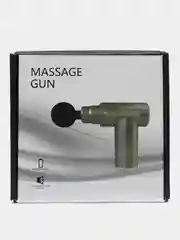 Черный перкуссионный массажер для тела Fascial Gun, мышечный фасциальный пистолет