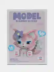 3 D Конструктор детский по типу лего, фигурка аниме Лисичка из миниблоков