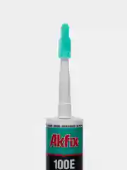 Ниверсальный силиконовый герметик Akfix 100Е бежевый, 280 мл