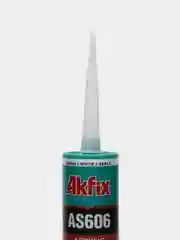 Белый силиноакриловый герметик Akfix AS606, 310 мл белый