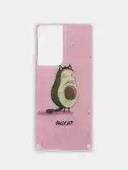 Алый чехол силиконовый с рисунком для Samsung Galaxy S21 Plus, S21 Ultra