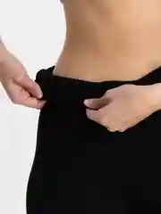 Черный шорты велосипедки в рубчик