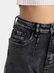 Черный джинсы мом с высокой посадкой, женские бананы, mom fit