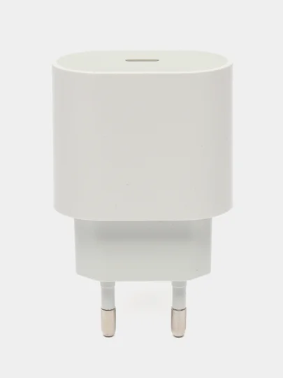 Молочный блок питания для iPhone, 20w, с быстрой зарядкой, с кабелем Type-C - lightning