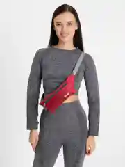 Красный сумка поясная