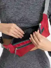Красный сумка поясная