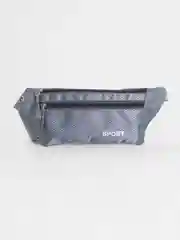 Серый сумка поясная