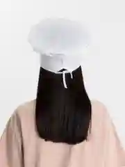 Белый колпак ПОВАРА. Колпак поварской. Черный и белый.