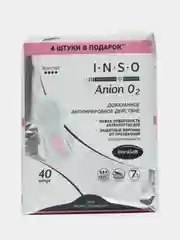 Конфетный прокладки женские дневные INSO Anion O2 Normal с анионовым слоем большая упаковка