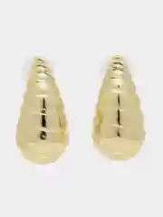 Золотой серьги капли крупные
