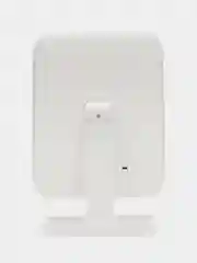 Белый зеркало настольное, косметическое, с LED-подсветкой и увеличением, складное