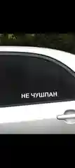 Наклейка на авто "НЕ ЧУШПАН"