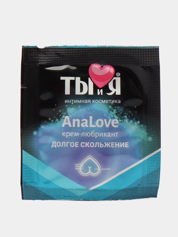 Крем-лубрикант "Ты и Я. Analove", анальная силиконовая смазка, 4 г