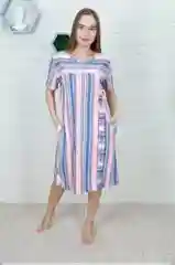Коралловый туника женская. Состав ткани - хлопок 100%. Производство - Россия