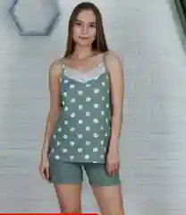 Пижамный женский комплект . Состав тани - хлопок 100% . Производство - Россия