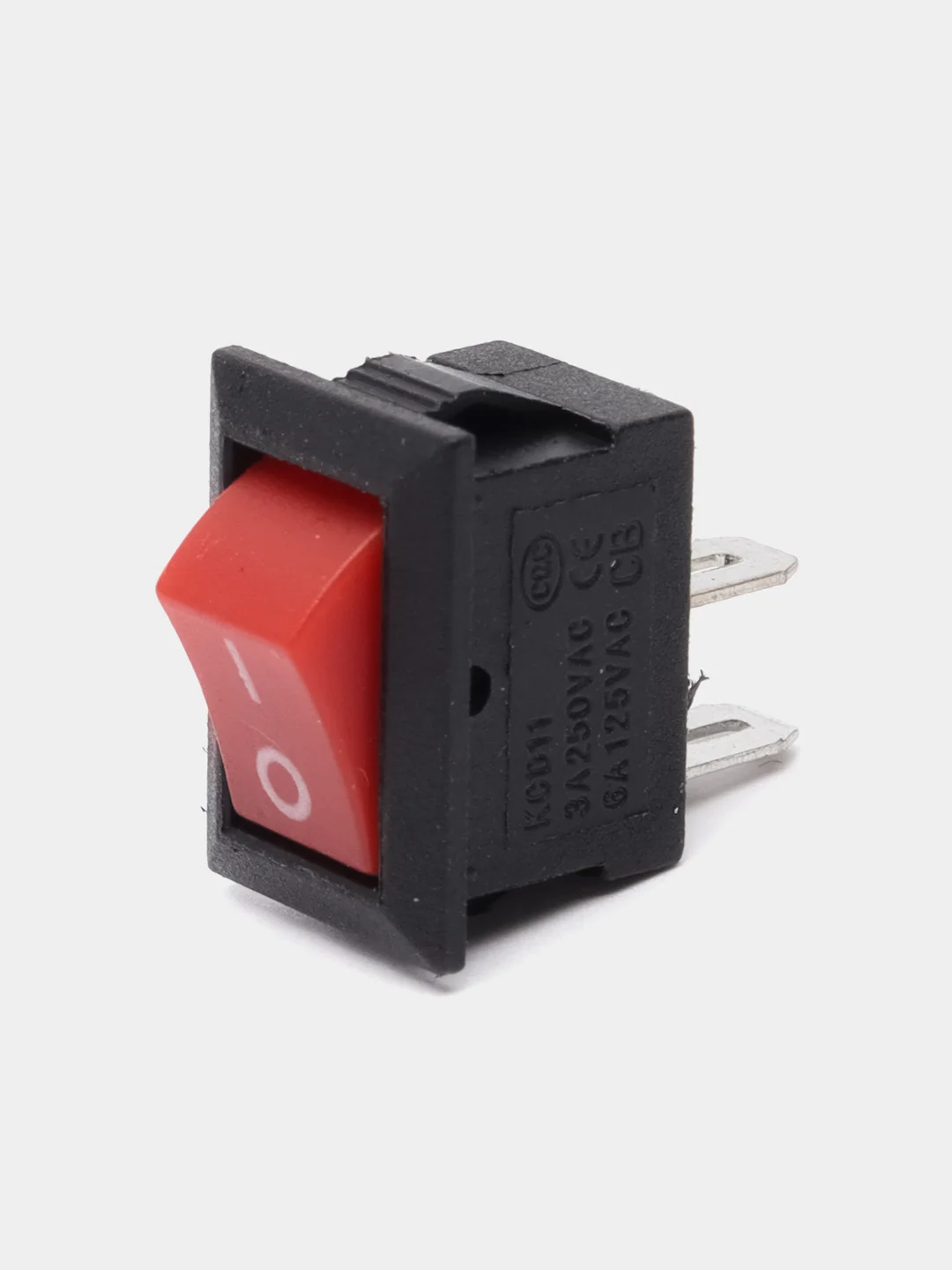 Красный мини-переключатель 10*15 мм 250V