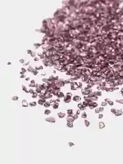 Розовый стеклянная крошка, декоративное стекло, металлик