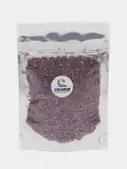 Фиолетовый стеклянная крошка, декоративное стекло, металлик