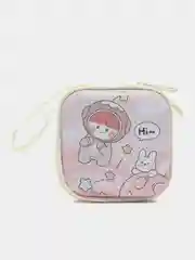 Бежевый меланж кошелек детский