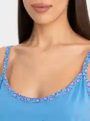 Голубой пижама женская