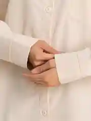 Бежевый меланж рубашка женская, оверсайз, хлопок