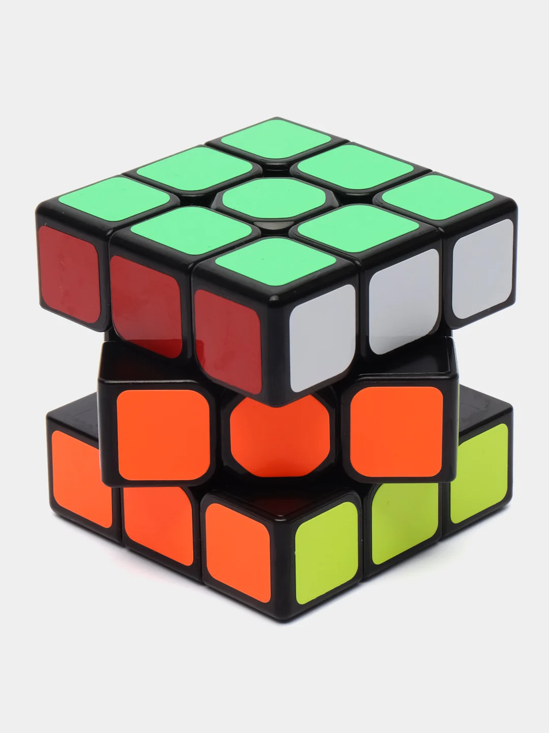 Разноцветный кубик головоломка 3 х 3, развивающий скоростной кубик SpeedCube