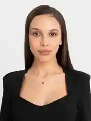 Золотой цепочка на шею с подвеской в форме Губ