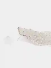 Серьги длинные со стразами вечерние