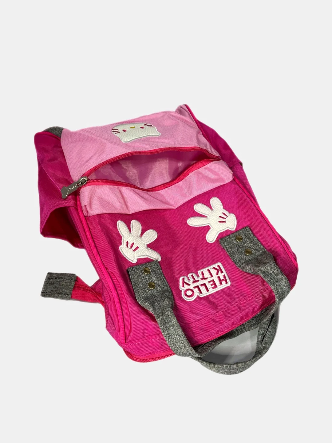 Розовый рюкзак, портфель для девочки, Hello Kitty