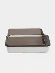 Белый лоток для кошек и собак большой с высоким бортиком, кошачий туалет