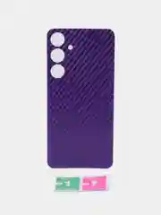Прозрачный защитная пленка для Samsung Galaxy S24 Plus под карбон на заднюю часть, назад Самсунг S24+