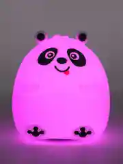 Ночник силиконовый "Панда", USB, аккумулятор 1200 мАч, 3000К, RGB, 7 цветов, с ДУ
