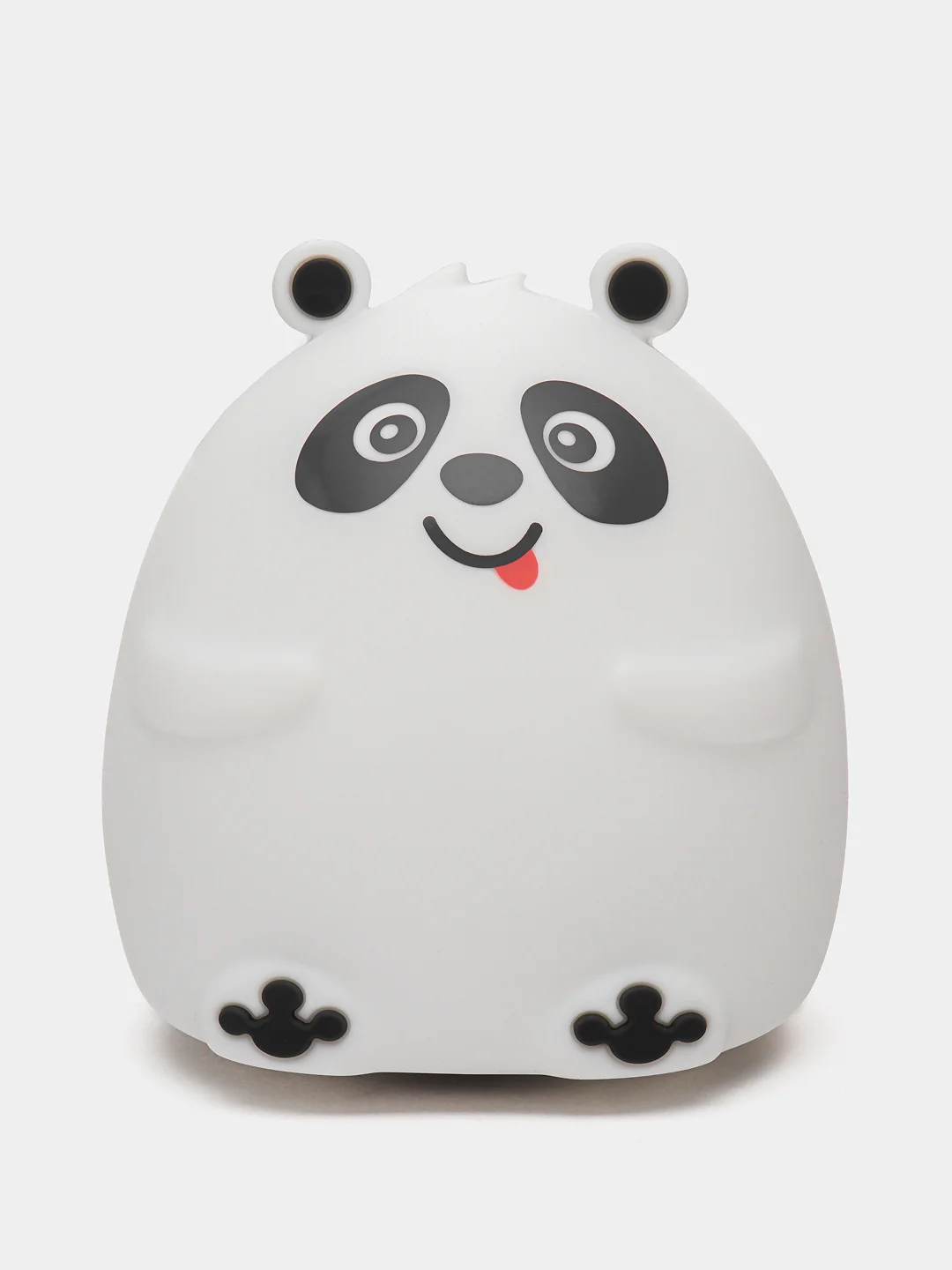 Ночник силиконовый "Панда", USB, аккумулятор 1200 мАч, 3000К, RGB, 7 цветов, с ДУ