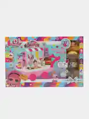 Разноцветный игровой набор Тележка L.O.L Кафе-мороженое с большим Чупа-чупсом