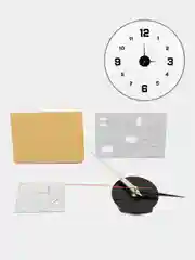 Хром часы настенные интерьерные (декоративные)3D часы, диаметр 40 см