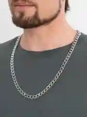 Прозрачный цепочка на шею мужская