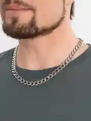 Хром цепочка на шею мужская