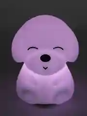 Ночник силиконовый  "Собачка", USB, аккумулятор 1200 мАч, 3000К, RGB, 7 цветов