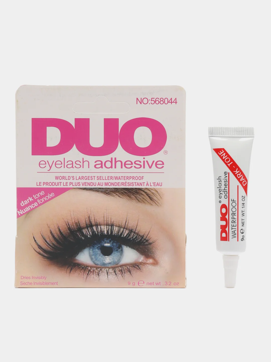 Красный клей для накладных ресниц Duo, влагостойкий