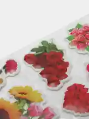 Красный наклейки детские, обьемные, наклейки-стикеры,  с овощами, фруктами, цветами