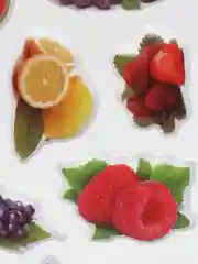 Оранжевый наклейки детские, обьемные, наклейки-стикеры,  с овощами, фруктами, цветами