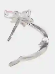 Конфетный серьги с фианитами
