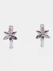 Конфетный серьги с фианитами