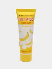 Интимная смазка Hot Kiss Cream на водной основе/ Лубрикант 30 мл/ аромат Банана