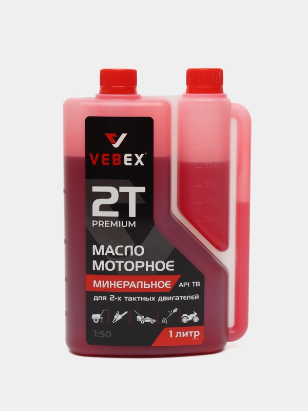 Масло моторное для 2-х тактных двигателей минеральное, 1 л