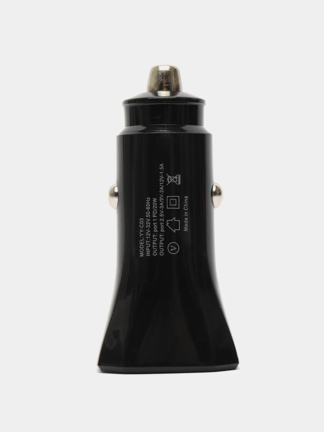 Черный азу универсальное с USB+TYPE-C-портами YY-C03 PD38W QC4.0/QC3.0 БЫСТРЫЙ ЗАРЯД