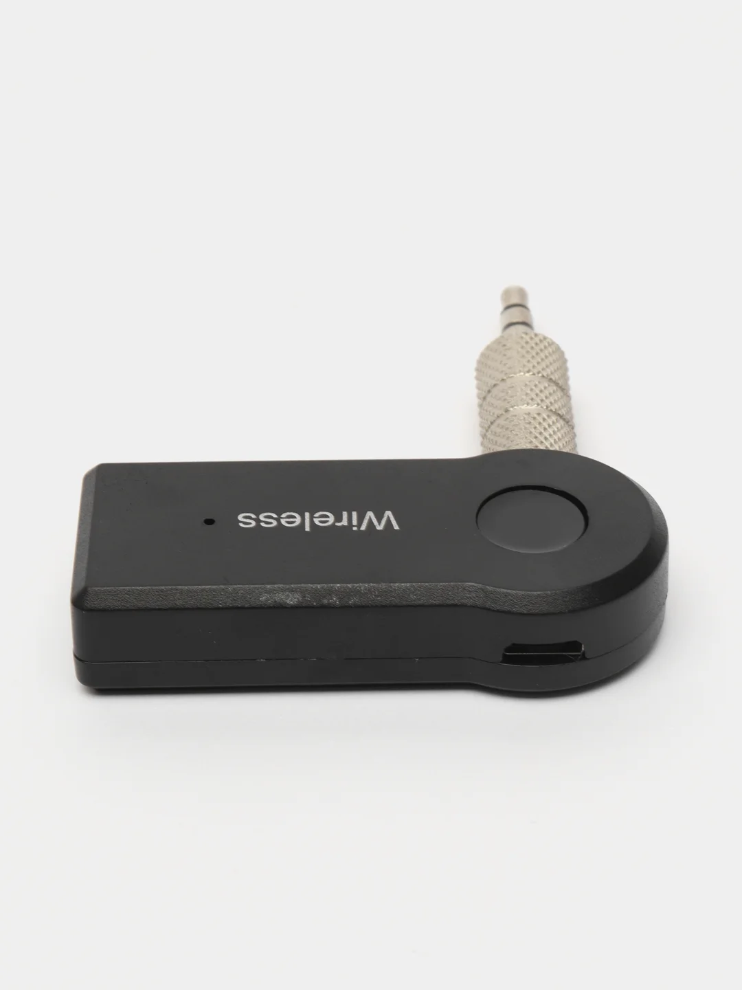 Черный bluetooth-aux Аудио Ресивер с акб и микрофоном BC-01