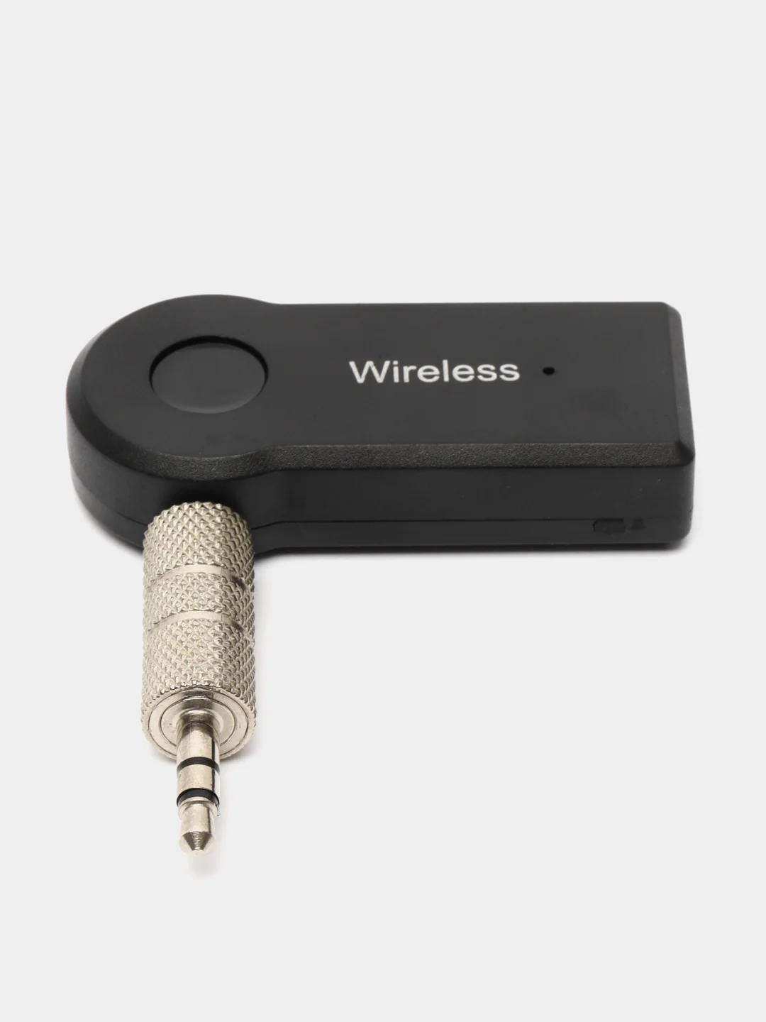 Черный bluetooth-aux Аудио Ресивер с акб и микрофоном BC-01