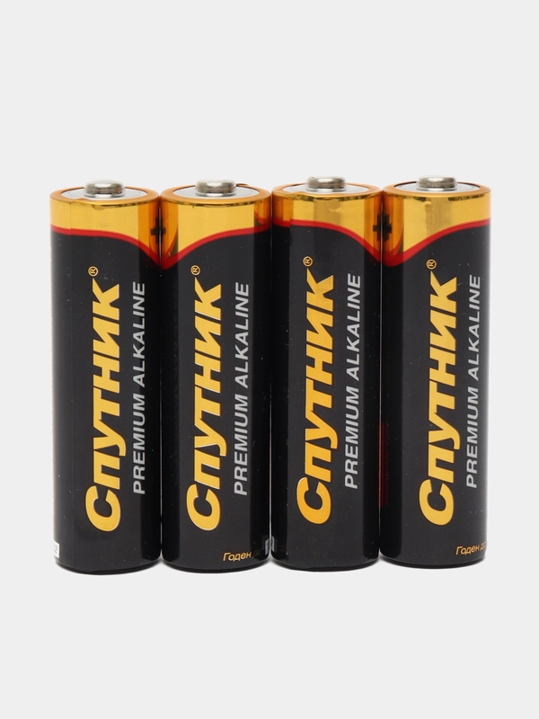 Батарейки PREMIUM ALKALINE пальчиковые (AA, LR6), мизинчиковые(AAA, LR03) Спутник
