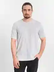Серый меланж футболка мужская